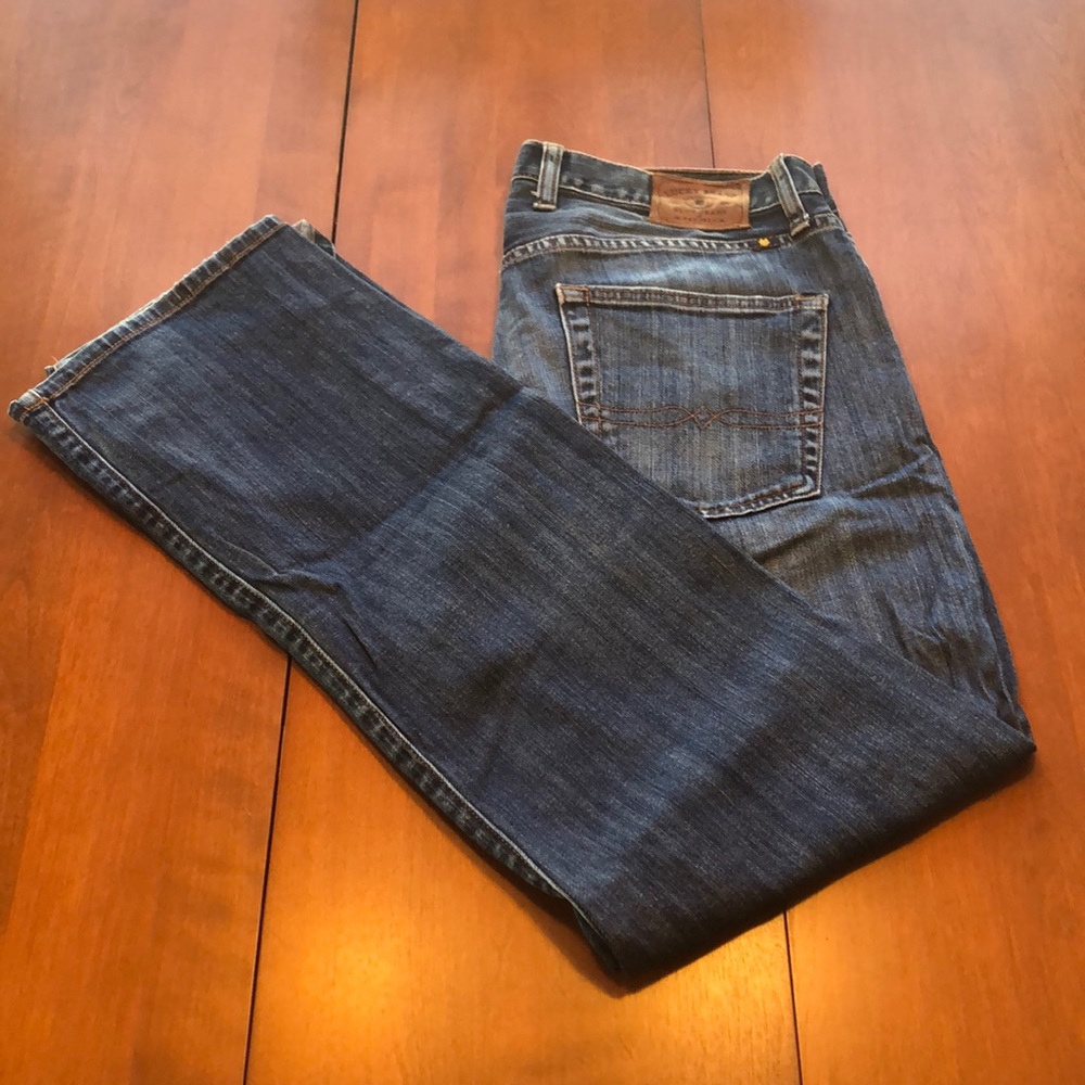 Lucky Brand Men's Straight Jeans - Dark Blue